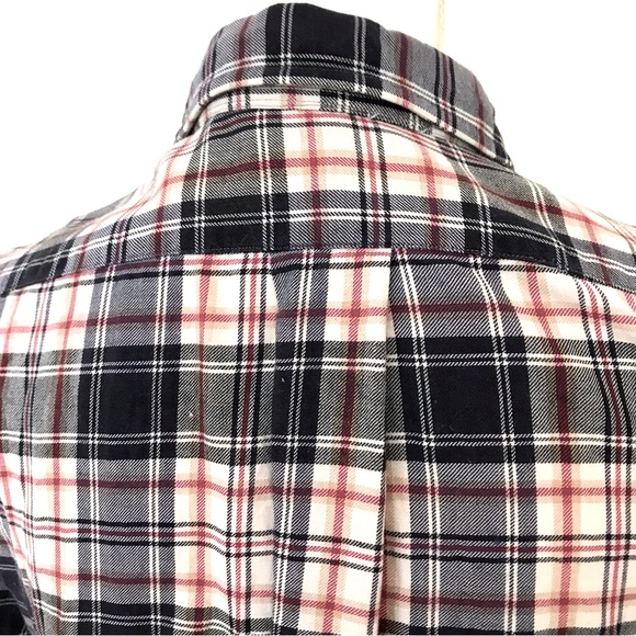 Classic Flannel Button Down Shirt by GANTELLA Women’s Medium - Picture 7 of 10